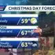 Cloudy and possibly soggy Christmas Day