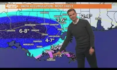 New Orleans Weather Impact: Snowfall across Southeast Louisiana