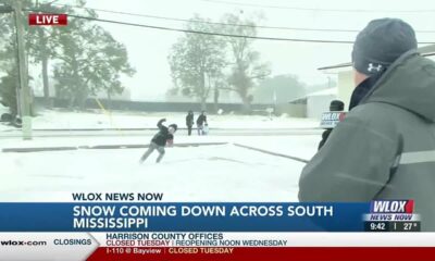 LIVE: South Mississippians enjoy the snow