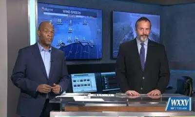 WXXV's Ethan Krauss provides weather update from Biloxi beach