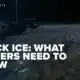 Black ice poses threat to drivers in wake of unprecedented snow