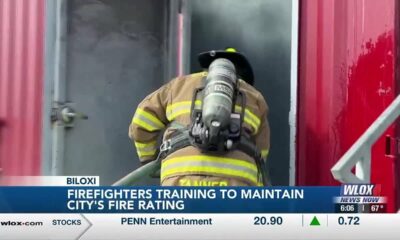 Biloxi firefighters undergoing scenario-based training to maintain city's fire rating