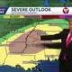 A line of severe storms Saturday Night is a Weather Alert Day