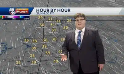 Frigid Sunday conditions in Northwest Arkansas