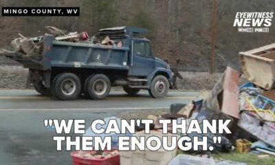 National Guard picks up debris to assist West Virginia flood victims