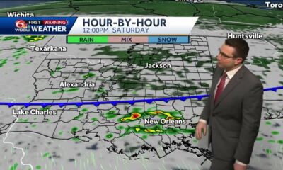 Warmer but cloudier Friday, storms possible Saturday