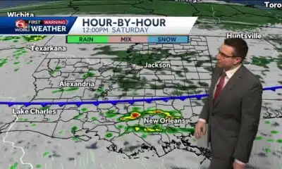 Warmer but cloudier Friday, storms possible Saturday