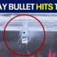 Sleeping girl shot after stray bullet goes through bedroom window