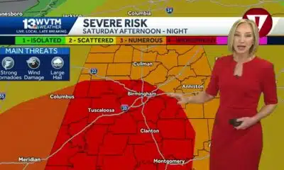 Alabama faces a serious threat of severe weather, including tornadoes, this weekend