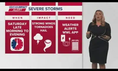 AM fog and very warm Friday, severe storms Saturday