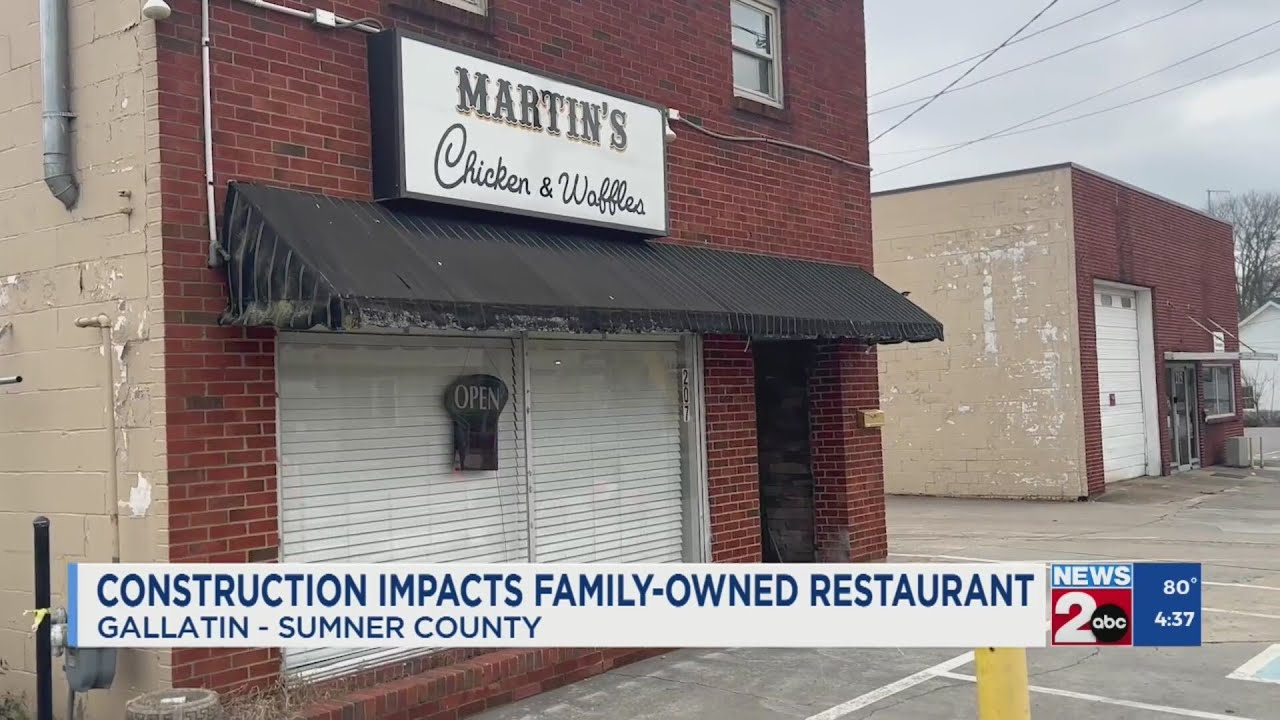 Construction impacts family-owned restaurant in Gallatin
