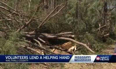 Volunteers helping with storm recovery in Tylertown