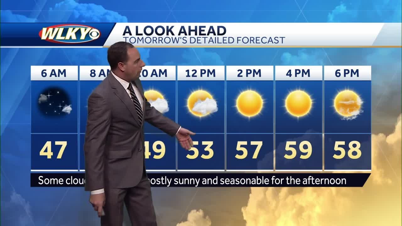More sunshine and seasonable temps Saturday