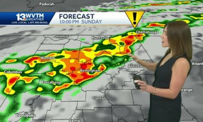 Alabama's weekend forecast is pleasant and warm, with heavy storms returning Sunday night.