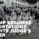 Trump fights back against judge's orders as deportation flights to Venezuela continue
