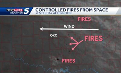 Why are Oklahomans smelling smoke Wednesday morning?