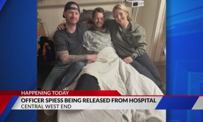 STL officer Nathan Spiess to be discharged from hospital Wednesday