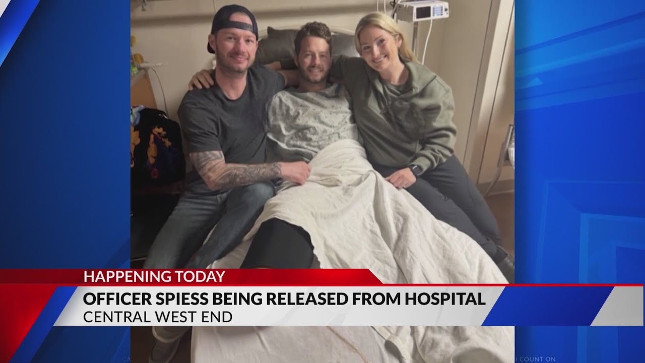 STL officer Nathan Spiess to be discharged from hospital Wednesday