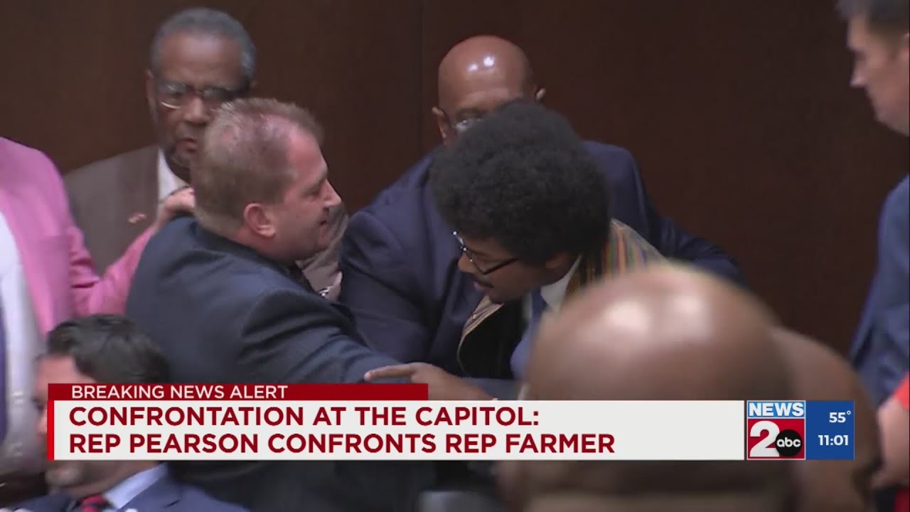 Rep. Pearson confronts Rep. Farmer over gun legislation