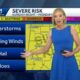 Strong to severe storms are possible in Alabama as spring break comes to an end