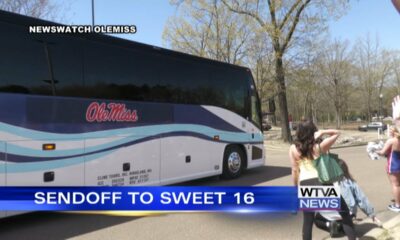 Ole Miss fans send off basketball teams to Sweet 16