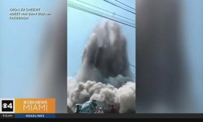 Video shows people running for their lives, skyscraper falling, after 7.7 magnitude earthquake strik