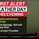 First Alert Weather Day Monday: Scattered strong to severe storms
