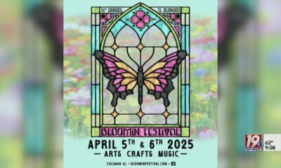 41st annual Bloomin Festival Arts and Crafts Fair (April 5 & 6) | March 31, 2025 | News 19 at 9 a.m.
