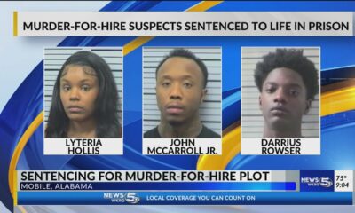Mobile defendants sentenced to life in prison for murder-for-hire conspiracy