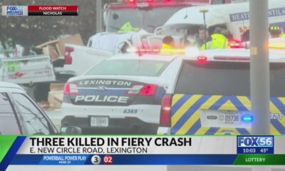 3 killed in fiery Lexington crash temporarily shuts down portion of New Circle Road