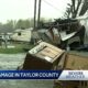 Tornado likely behind heavy damage in rural Taylor County, officials say