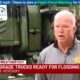 Military grade trucks ready for flooding in eastern Kentucky