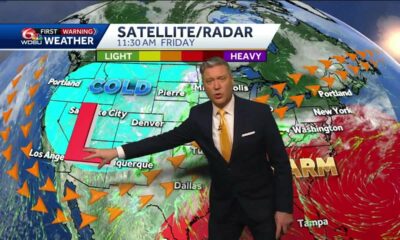Cloudy, windy, warm, then tracking Sunday storms