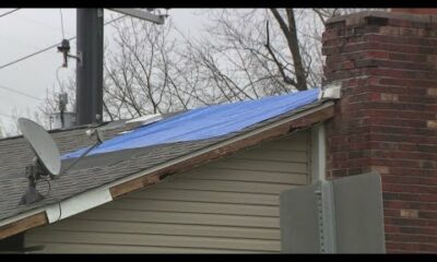 Tarps still cover roofs as Arnold battles heavy rain in the middle of tornado rebuilding