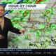 Strong storms arrive Sunday morning