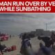 Florida man recovering after being run over by vehicle on  beach