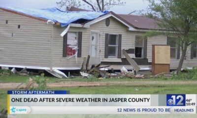 Possible tornado kills one, damages homes in Jasper County