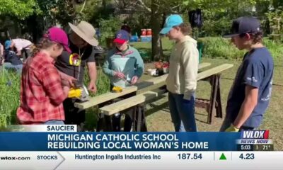 Michigan catholic school students spend spring break in South Mississippi to rebuild woman’s home