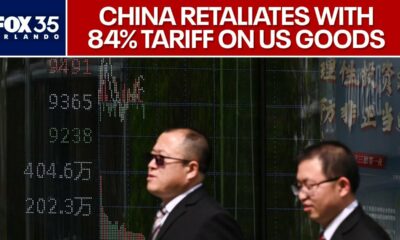 China announces 84% tariff on US goods in response to Trump