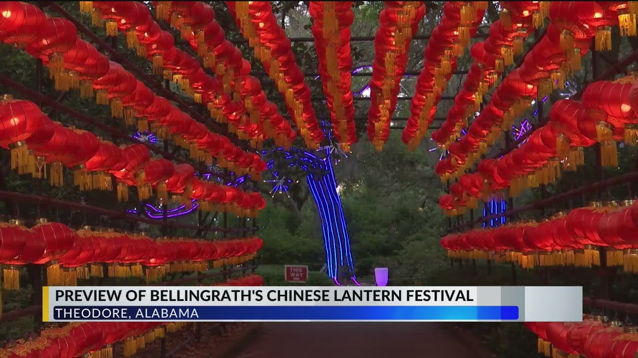 Bellingrath Gardens previews its first Chinese Lantern Festival