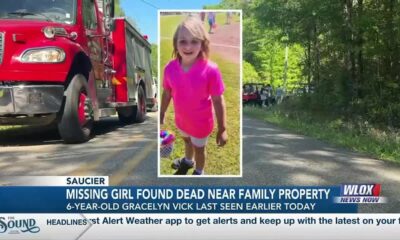 Body of missing Saucier girl, 6, found after hours-long search