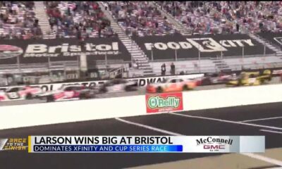 Foley man wins Race to the Finish as Kyle Larson gets first win of 2025 Xfinity Series at Bristol
