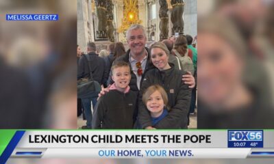 Lexington boy meets Pope Francis during Italy spring break trip