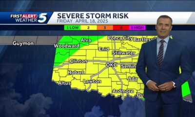 Thursday April 17, 2025 TIMELINE: Severe storms Friday
