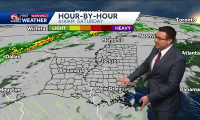 Cloudy Easter weekend with storms likely next week