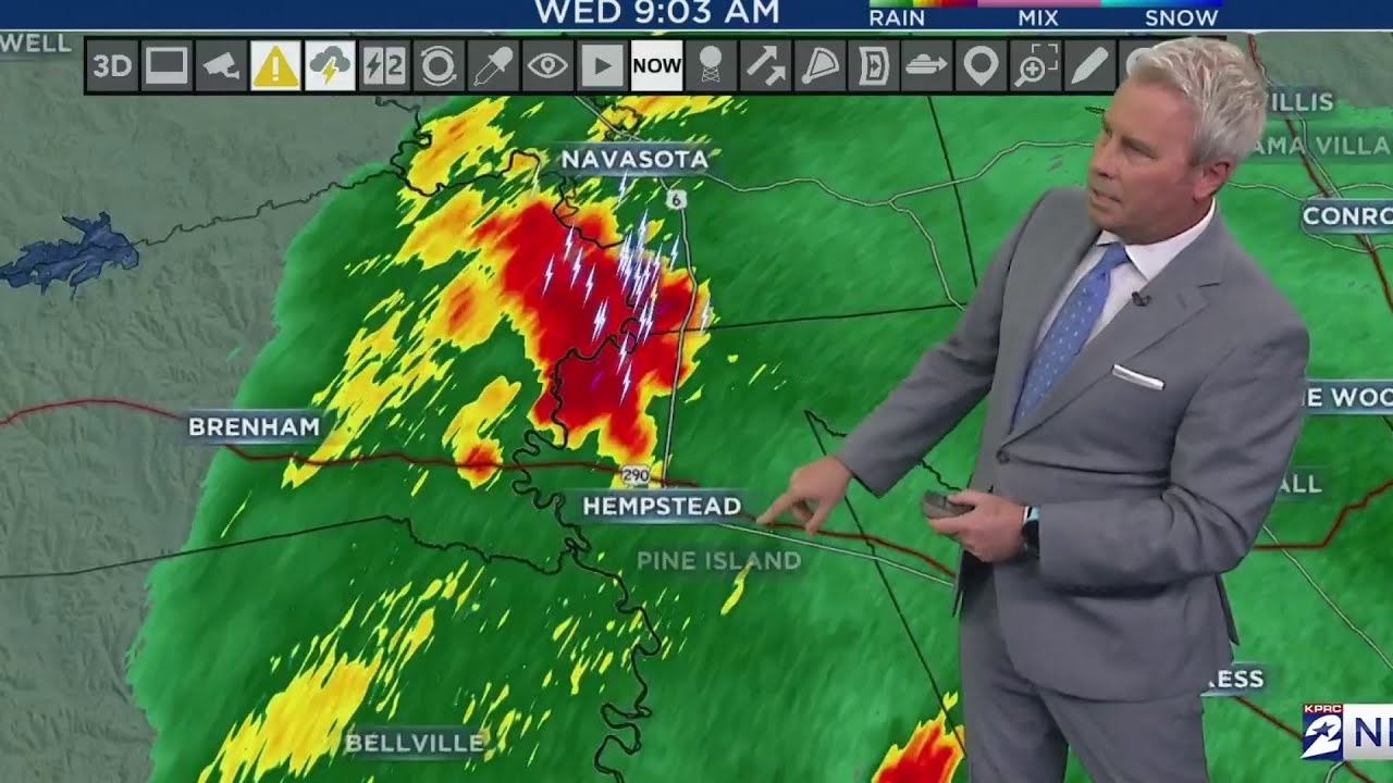 Storms Move Through Houston: Expect Heavy Rain and Possible Flooding This Afternoon