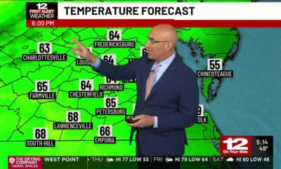 First Alert Forecast: Partly sunny with low humidity (Thursday, April 24)