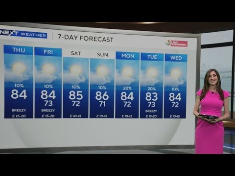 South Florida Weather for Thursday 4/24/2025 12PM