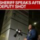 Sheriff discusses deputy's shooting injury | FOX 5 News