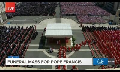 Funeral Mass ends with final blessing for Pope Francis